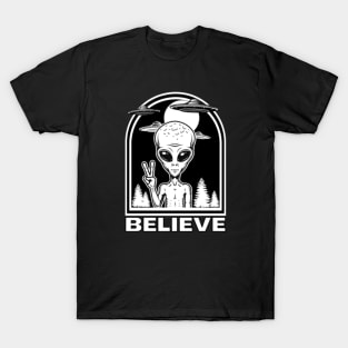 Alien and Ufo T-Shirt